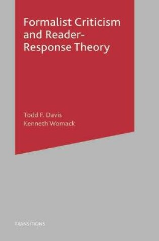Cover of Formalist Criticism and Reader-Response Theory