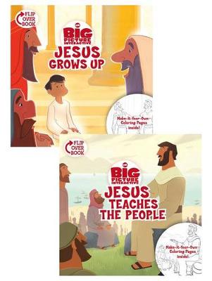 Book cover for Jesus Grows Up/Jesus Teaches the People Flip-Over Book