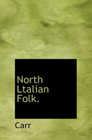 Cover of North Ltalian Folk.