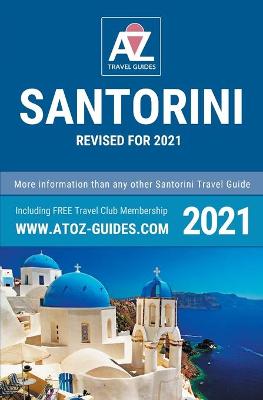 Book cover for A to Z guide to Santorini 2021