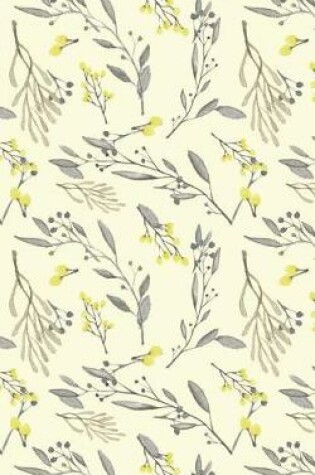 Cover of Yellow Blossoms - Lined Notebook with Margins - 5Narrow