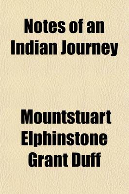 Book cover for Notes of an Indian Journey