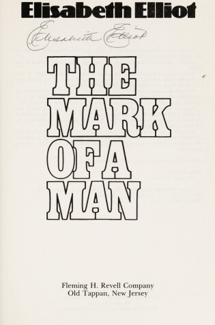 Cover of The Mark of a Man