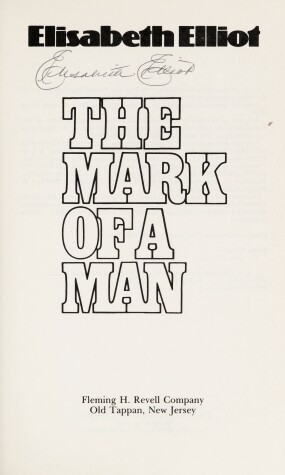 Book cover for The Mark of a Man