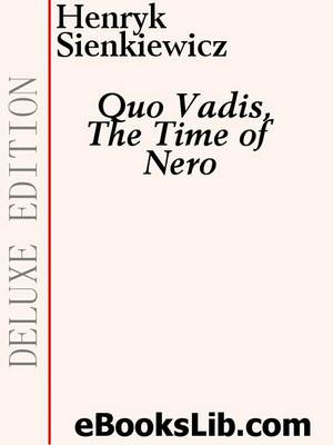 Book cover for Quo Vadis, the Time of Nero