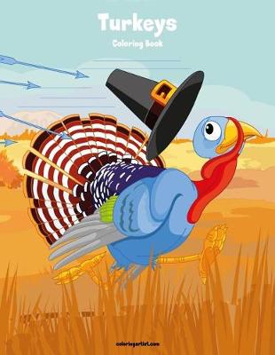 Cover of Turkeys Coloring Book 1