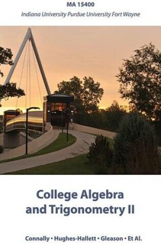 Cover of College Algebra and Trigonometry II