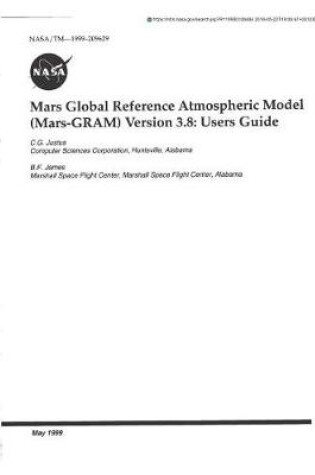 Cover of Mars Global Reference Atmospheric Model (Mars-Gram) Version 3.8