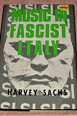 Cover of Music in Fascist Italy