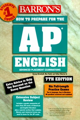 Cover of Barron's How to Prepare for the AP English Advanced Placement Examinations