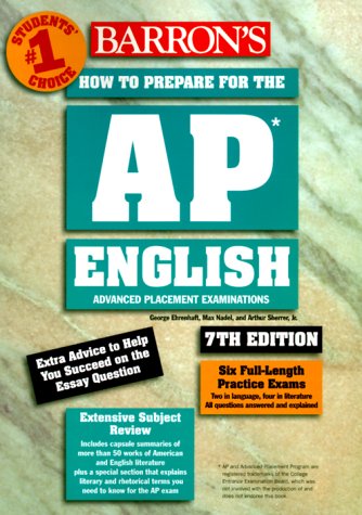 Book cover for Barron's How to Prepare for the AP English Advanced Placement Examinations