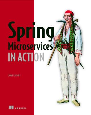 Book cover for Spring Microservices in Action