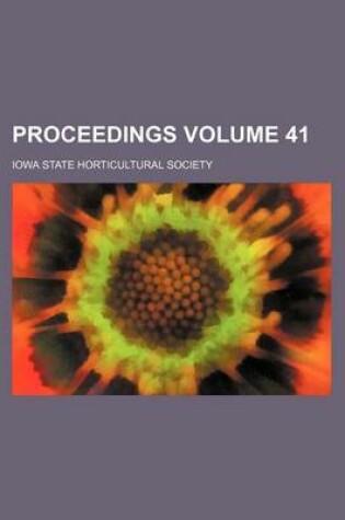 Cover of Proceedings Volume 41