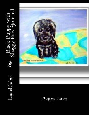 Book cover for Black Puppy with Shaggy Ears Journal