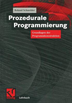 Book cover for Prozedurale Programmierung