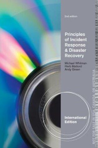 Cover of Principles of Incident Response and Disaster Recovery, International Edition