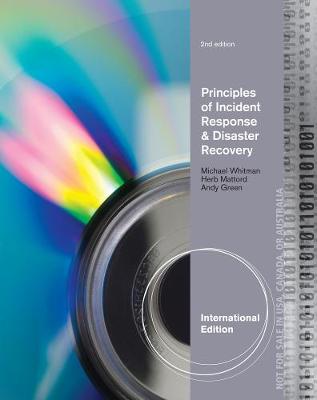 Book cover for Principles of Incident Response and Disaster Recovery, International Edition