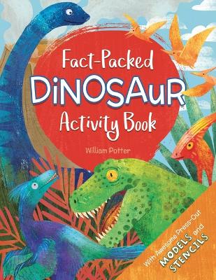Book cover for Fact-Packed Dinosaur Activity Book