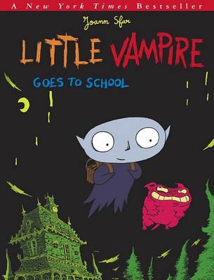 Book cover for Little Vampire Goes to School