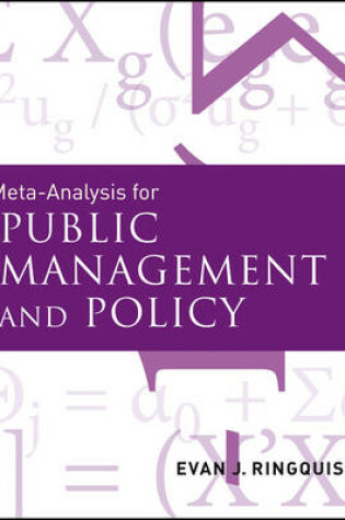 Cover of Meta–Analysis for Public Management and Policy