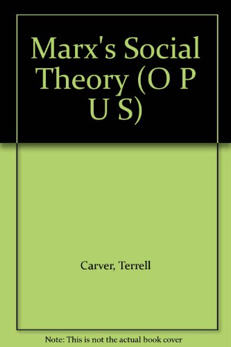 Book cover for Marx's Social Theory