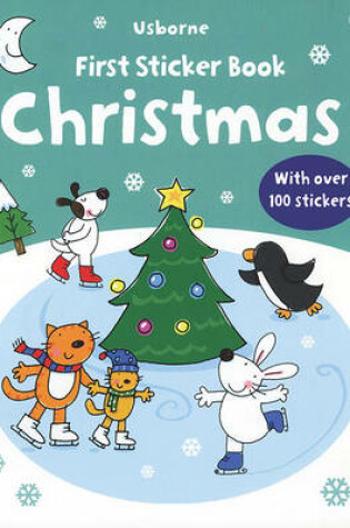 Cover of Usborne First Sticker Book: Christmas