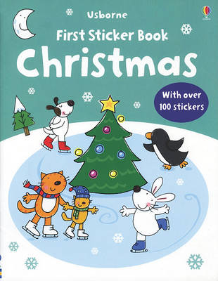 Cover of Usborne First Sticker Book: Christmas