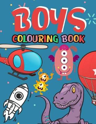 Cover of boys colouring book