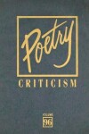 Book cover for Poetry Criticism