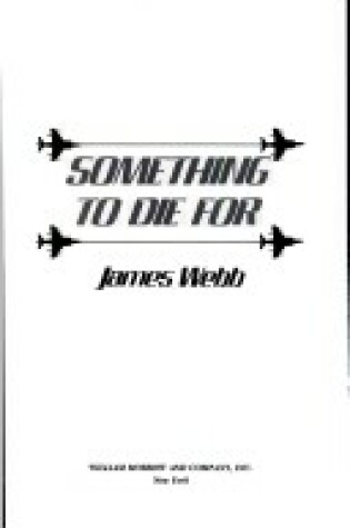 Cover of Something to Die for