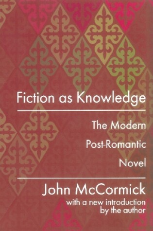 Cover of Fiction as Knowledge