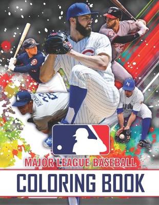 Book cover for Major League Baseball Coloring Book