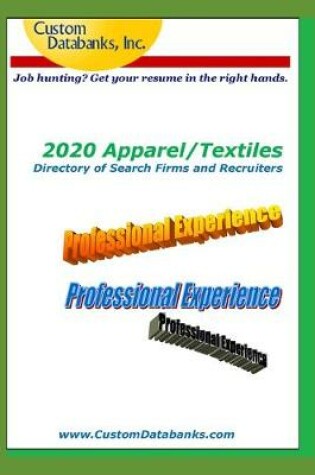 Cover of 2020 Apparel/Textiles Directory of Search Firms and Recruiters