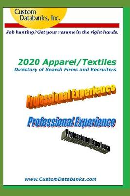 Book cover for 2020 Apparel/Textiles Directory of Search Firms and Recruiters
