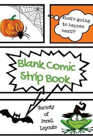 Cover of Blank Comic Strip Book Halloween
