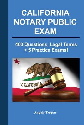 Book cover for California Notary Public Exam