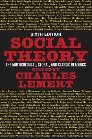 Cover of Social Theory, 6th Edition