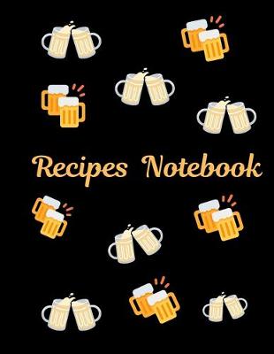 Book cover for Recipes Notebook Journal Present