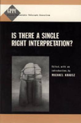Book cover for Is There a Single Right Interpretation?