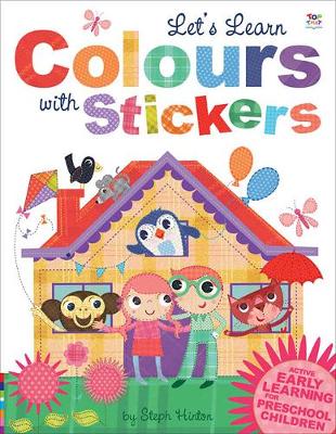 Book cover for Let's Learn Colours with Stickers