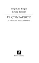 Book cover for El Compadrito