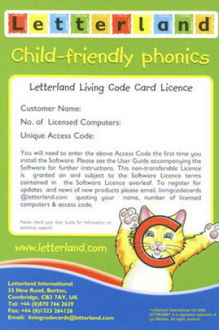 Cover of Living Code Cards License