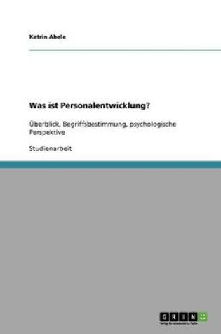 Cover of Was ist Personalentwicklung?