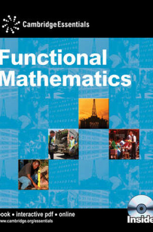 Cover of Cambridge Essentials Functional Mathematics Book with CD-ROM