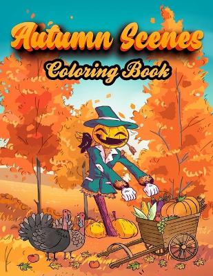 Book cover for Autumn Scenes Coloring Book