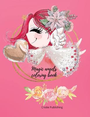 Book cover for Magic angels coloring book