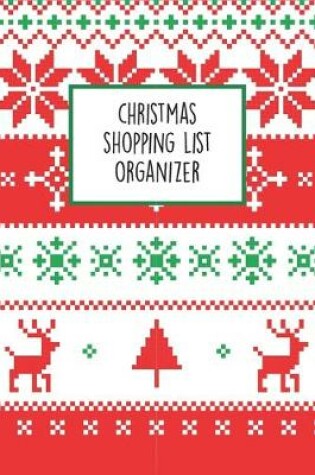 Cover of Christmas Shopping List Organizer