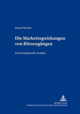 Book cover for Die Marketingwirkungen Von Boersengaengen