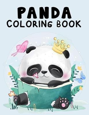 Book cover for Panda Coloring Book