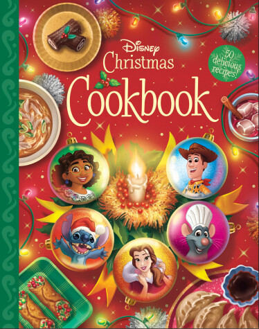 Book cover for The Disney Christmas Cookbook